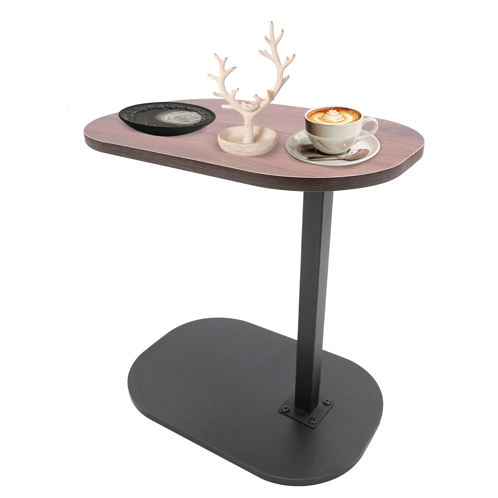 7kg/15.43lbs C-shaped Beistelltisch Freistehend Small Coffee Table Height Adjustable Beistelltisch Mit Round Kanten