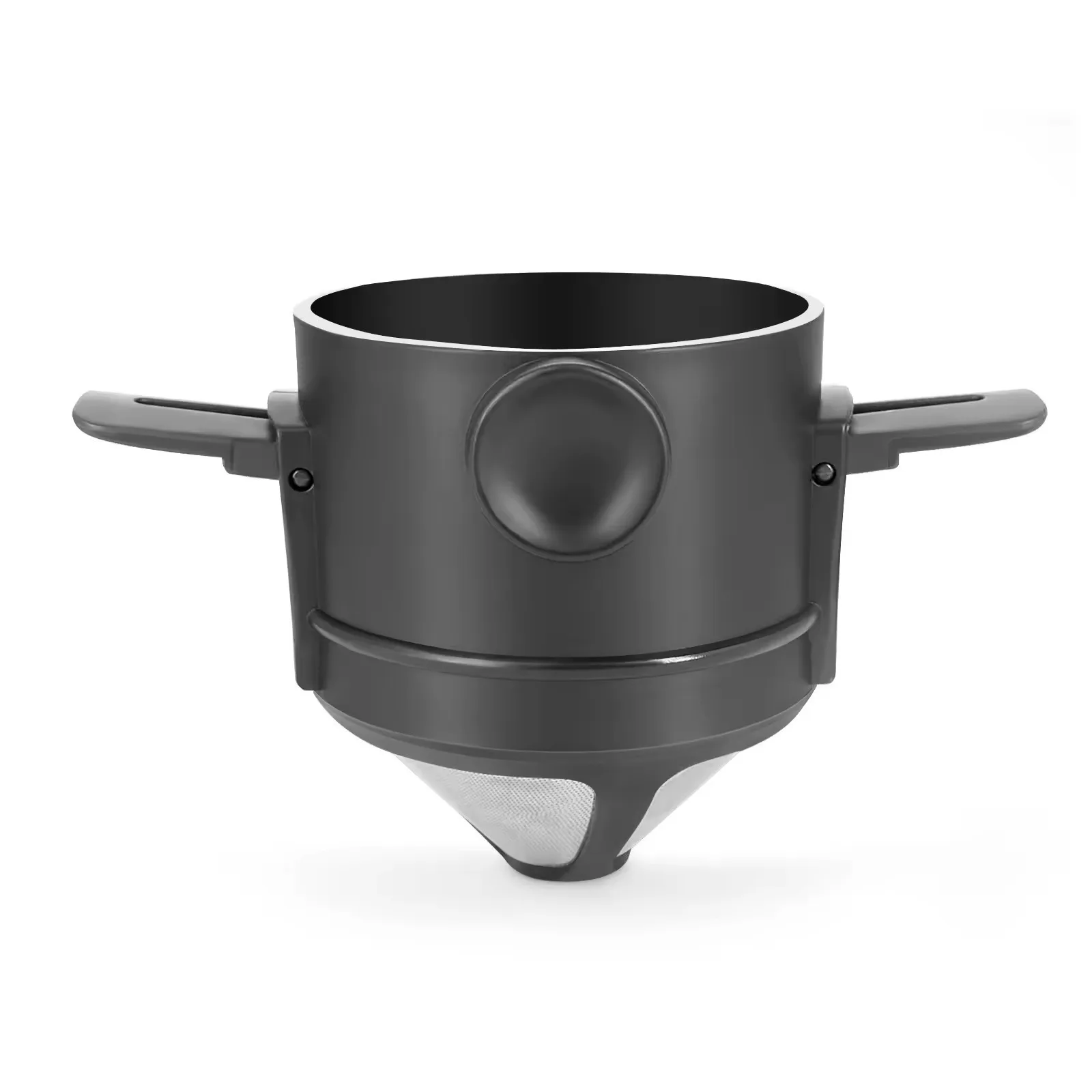 Caffettiera riutilizzabile in acciaio inossidabile con filtro per caffè pieghevole portatile economico Mini tazza gocciolatore per caffè pieghevole senza carta