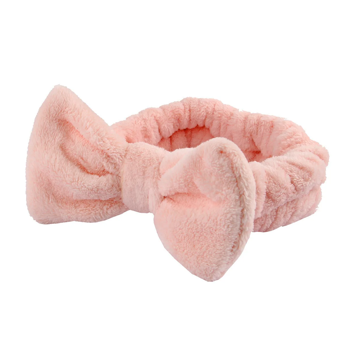 Mignon bracelet en peluche cravate de cheveux masque de maquillage résistant à l'humidité manchon couverture anneau de cheveux casque femmes