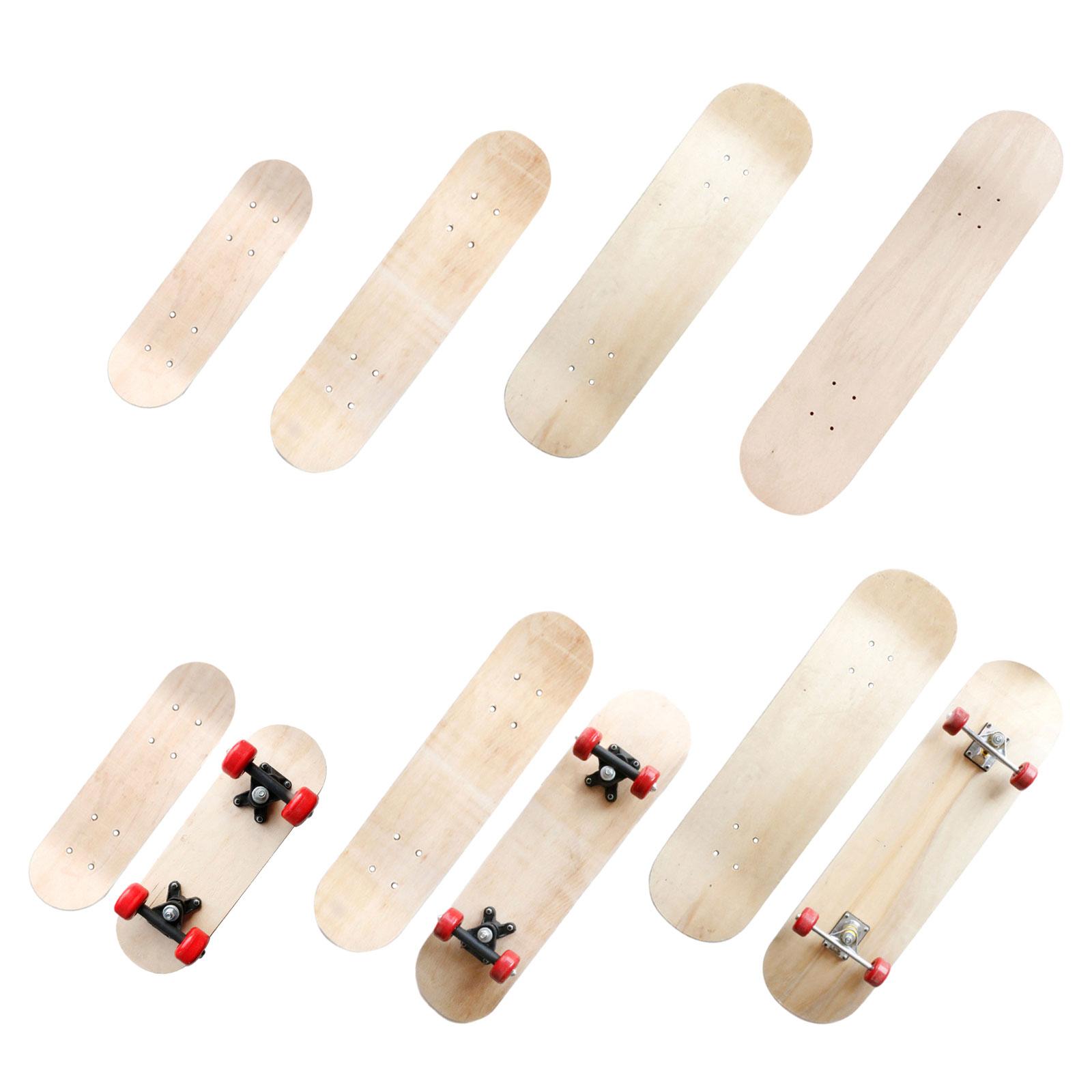 Planche à roulettes vierge, planche de peinture artistique pour débutants, enfants, garçons et