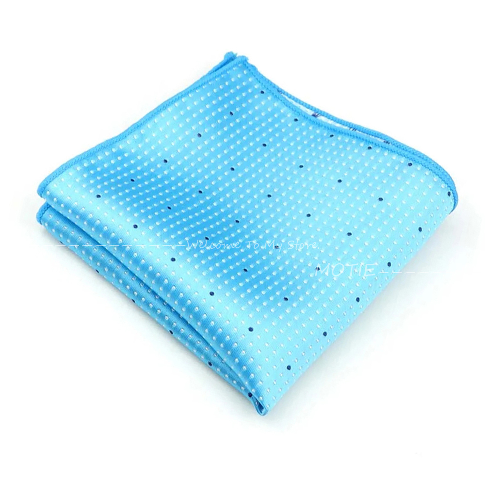 Neueste Art Polyester Taschen tücher Mann Tupfen muster passen Geschäfts liebhaber Tag Einst ecktuch Taschentuch für Hochzeit lässig Geschenk