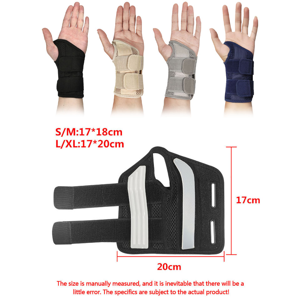 LOOGDEEL 1Pcs Carpal Tunnel Wrist Brace Adjustable Wrist Support Compression Wrap Arthritis Tendinitis Pain Relief Wristband Men