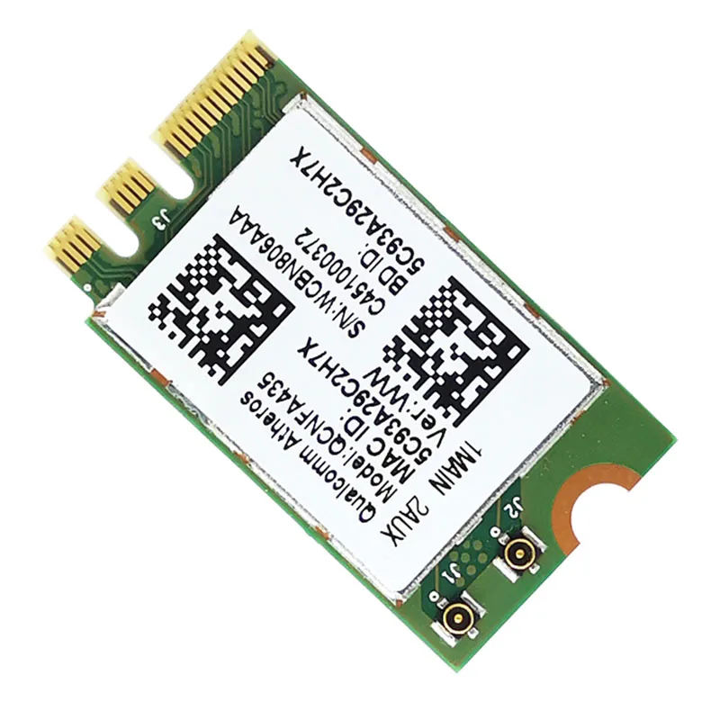 Wireless Adapter Card for Qualcomm Atheros QCA9377 QCNFA435 802.11AC 2.4G/5G NGFF WIFI CARD Bluetooth 4.1