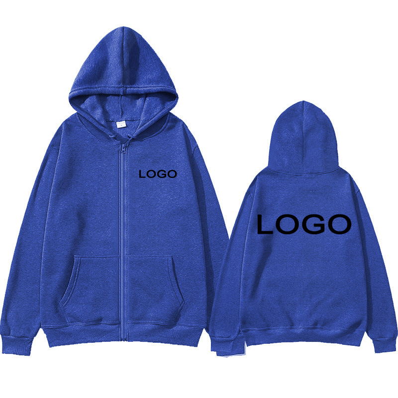 Sudadera con capucha con estampado personalizado para hombre y mujer, ropa informal holgada con cremallera, jersey con capucha de manga larga a la moda, sudaderas con personalidad