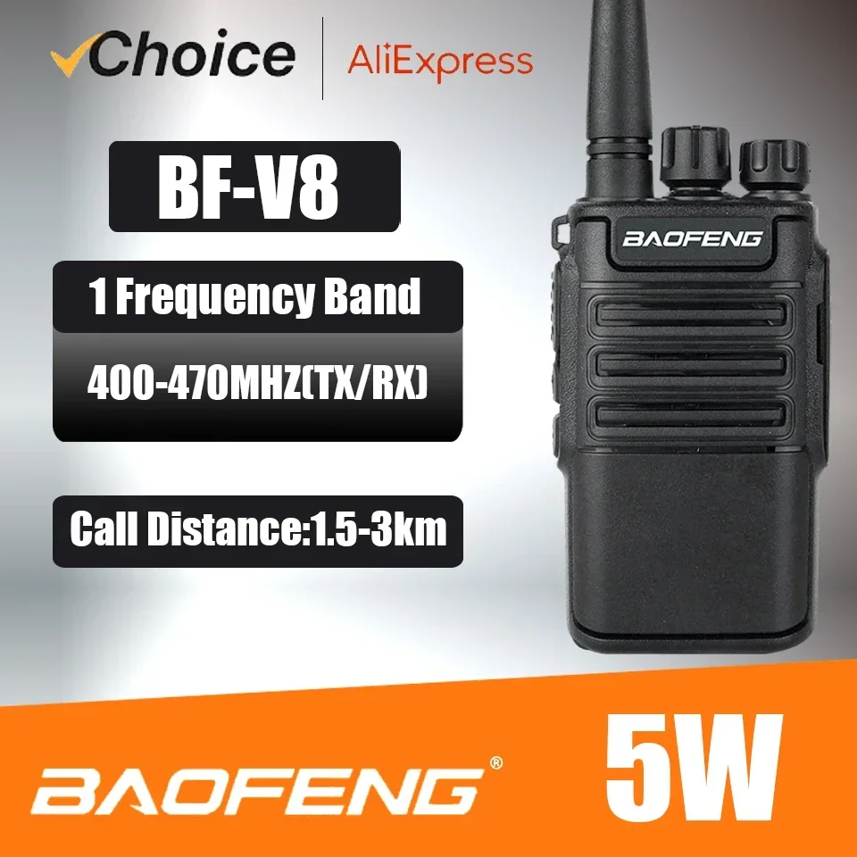 Baofeng 2 Stuks BF-V8 Walkie Talkie Range Mini Tweeweg Radio 'S Type-C Oplader Camping Voor Kinderen Verjaardagscadeau Kind Speelgoed