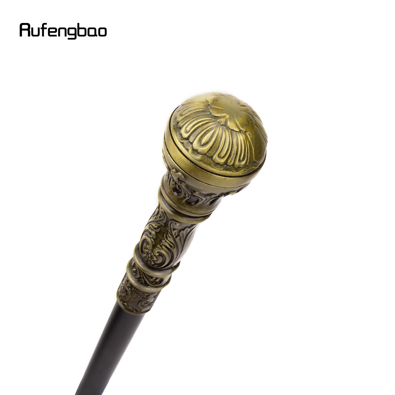 Bronze luxo alça redonda moda bengala para festa decorativa bengala elegante botão crosier bengala 93cm