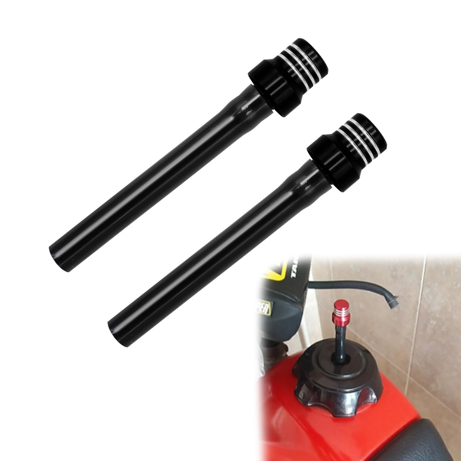 二輪車用ガス燃料キャップ,シングルバルブ,ベントブリーザーホース,モトクロス用チューブ,ATVクワッド,ダートピットバイク,燃料タンク