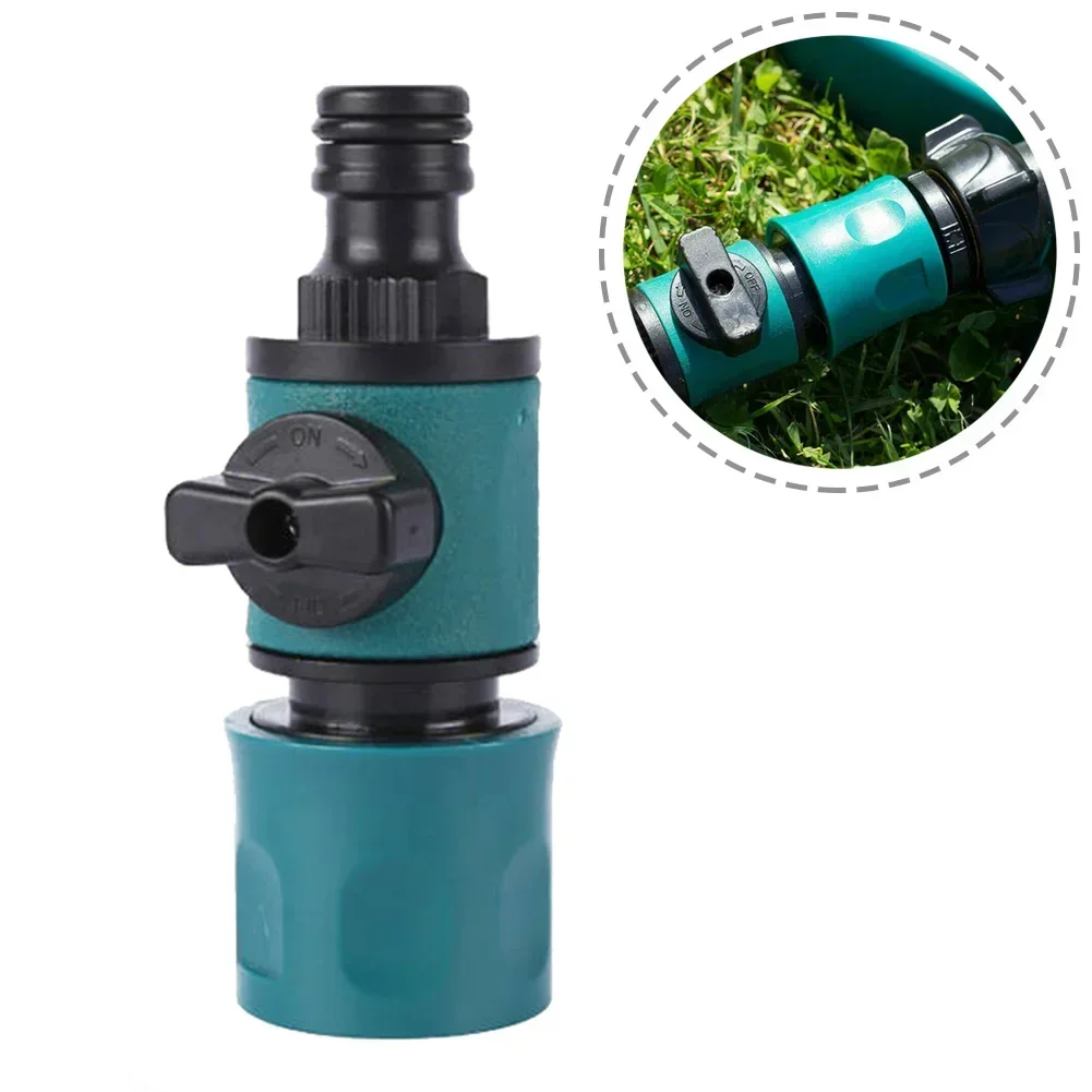 Garten Schlauch Rohr In-Line Wasserhahn Wasserhahn Absperrventil Fitting Bewässerung Bewässerung Schnell Anschluss Mit Ventil Garten Gadget