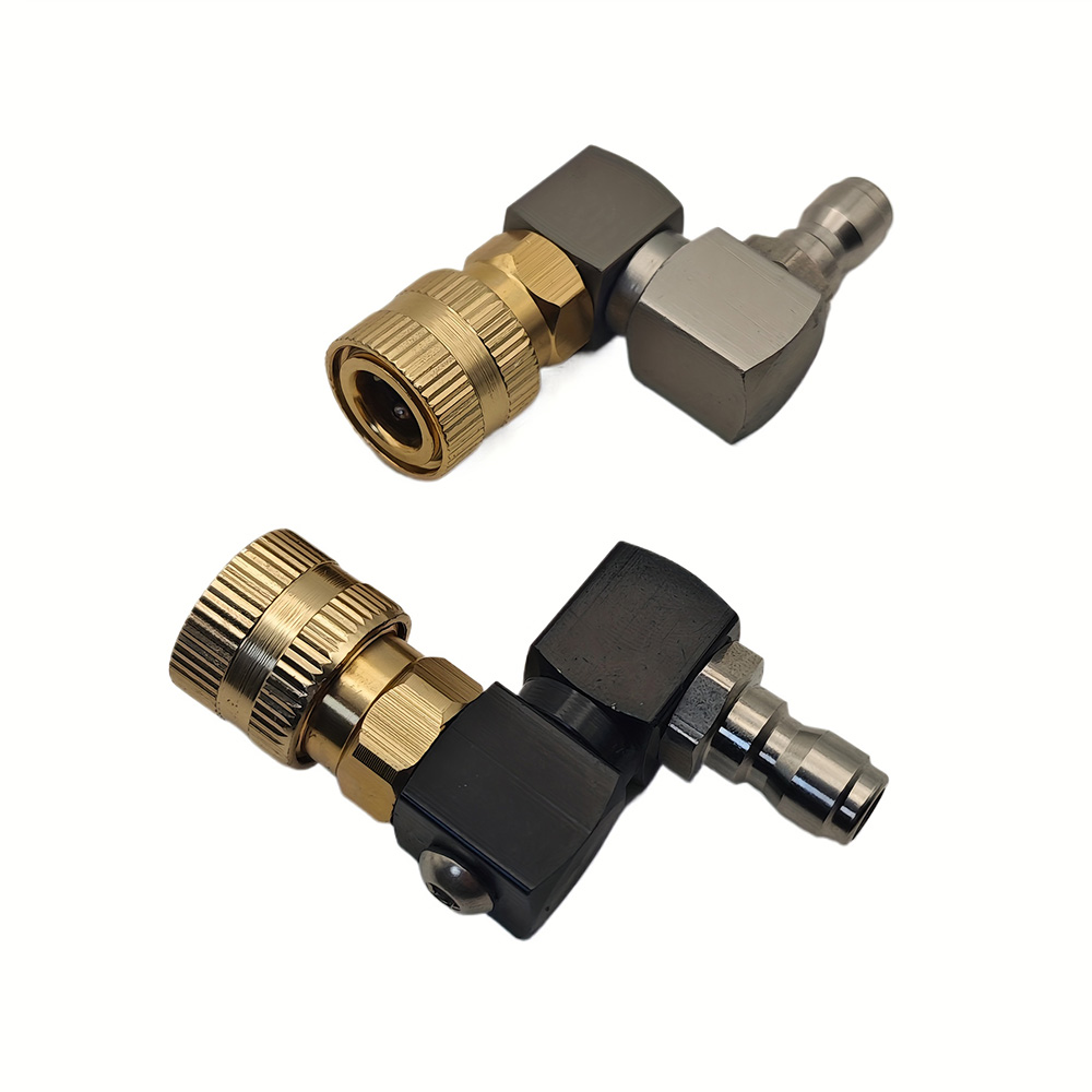 360° Rotating Pressure Washer Gun Jet Nozzle, 1/4" Quick Connect Adapter for Car Cleaning - Leak-Proof, Water Saving