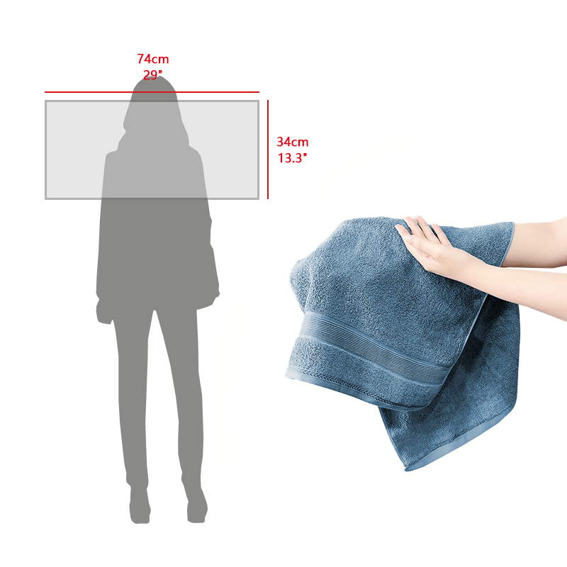 1 PC Natural, Sustentável, Hipo-Alergênico, Alto Absorvente, Super Macio Luxo Toalhas de Mão de Bambu Premium