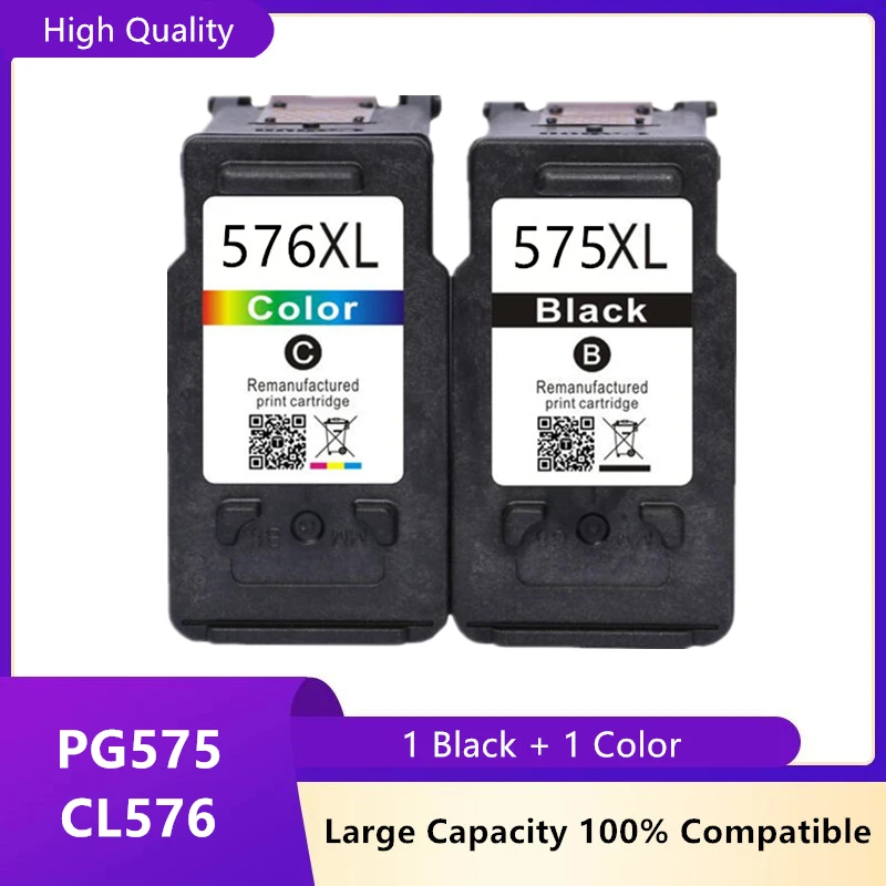 Восстановленный картридж 575 XL 576 XL PG575 CL576 PG-575 CL-576 для принтера Canon PIXMA TS3550i TS3551i TR4750i TR4751i