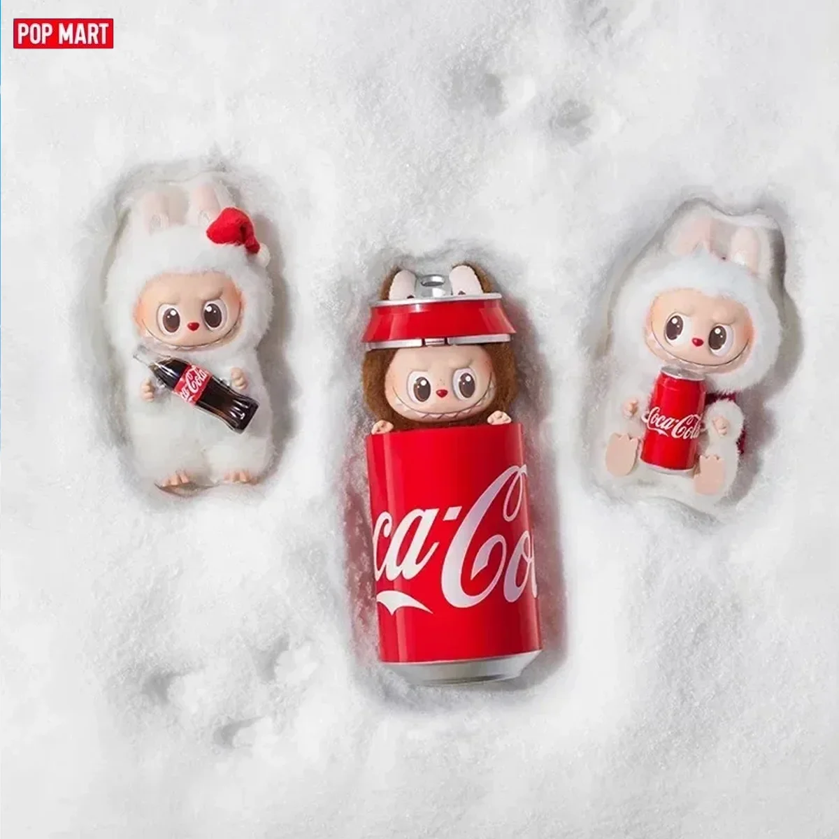 POP MART LABUBU THE MONSTERS コカ・コーラシリーズ ビニール製 フェイスブラインドボックス おもちゃ ミステリーボックス サプライズギフト