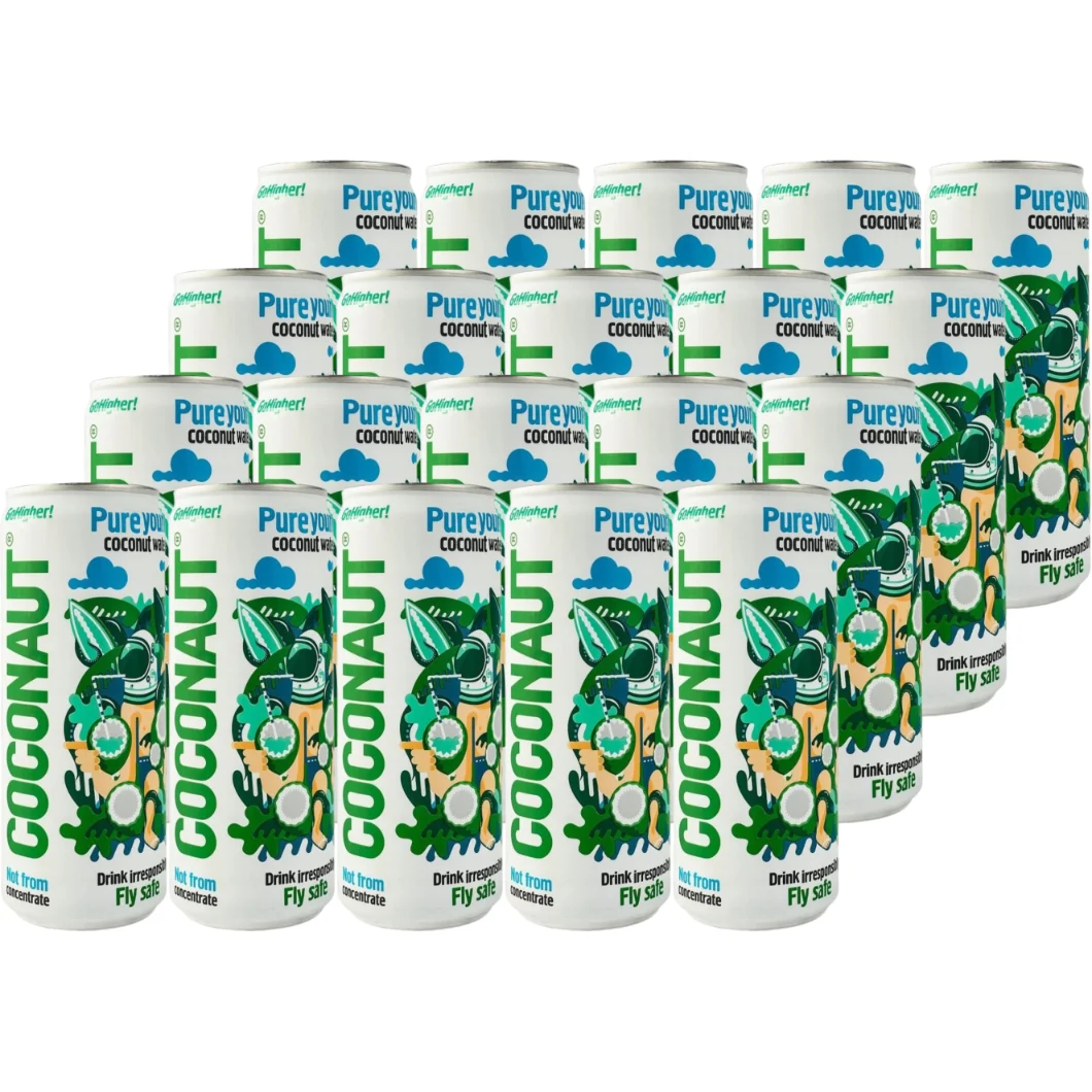 COCONAUT Woda kokosowa z młodego kokosa 100% 320 ml x 20 sztuk