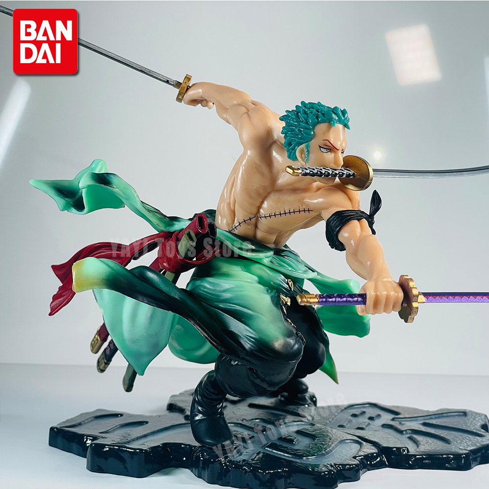 Hot One Piece 10 cm Anime Figur GK Roronoa Zoro Drei-klinge Sa-maximum Manga Anime Statue action Figure Sammlung Modell Kind Spielzeug