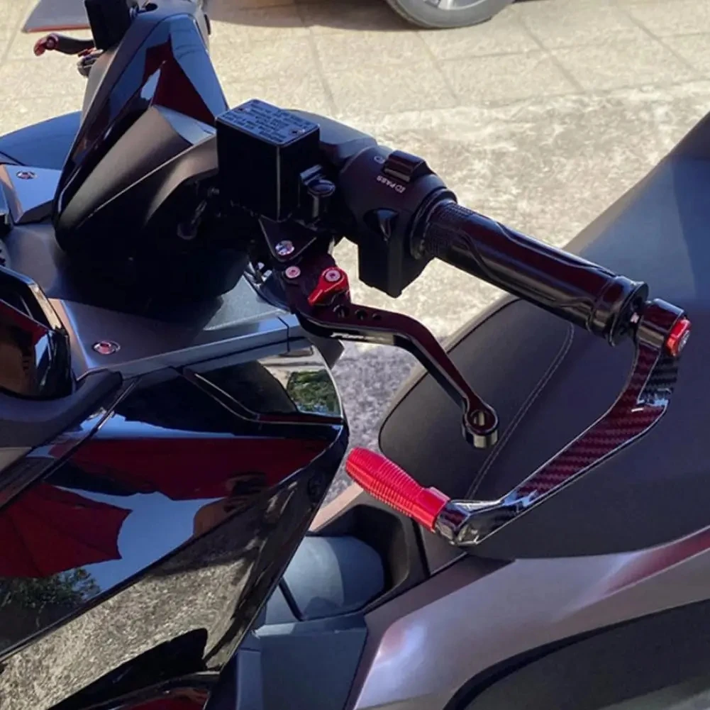 Motorcycle CNC Aluminum Handlebar Brake & Clutch Lever Handguard Shield and Protector Gear Modification Accessories