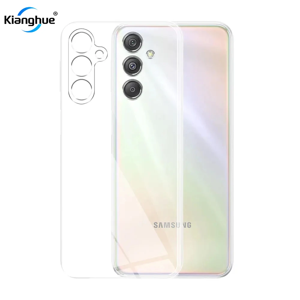 Funda ultrafina para Samsung Galaxy S24 S23 FE Plus Ultra A55 A35 A25 A15 A54 A34 A24 A14 A05S A50 A04S funda suave transparente de silicona