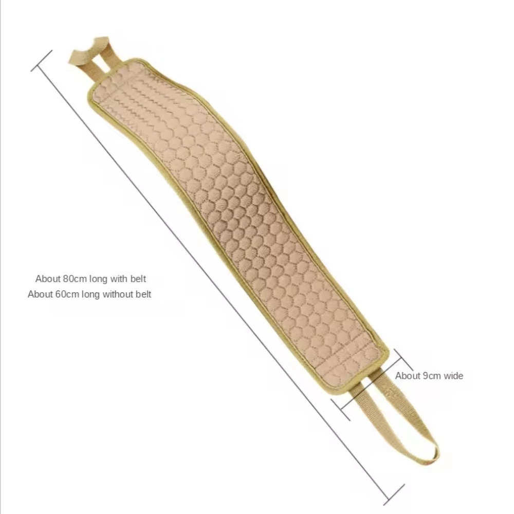 ฝักบัว Exfoliating Back Scrubber เข็มขัดอาบน้ําผ้าเช็ดตัวถุงมือโคลนลึกทําความสะอาดเกาหลี Body Washcloth ญี่ปุ่นด้านหลังขัดดึงสายคล้อง