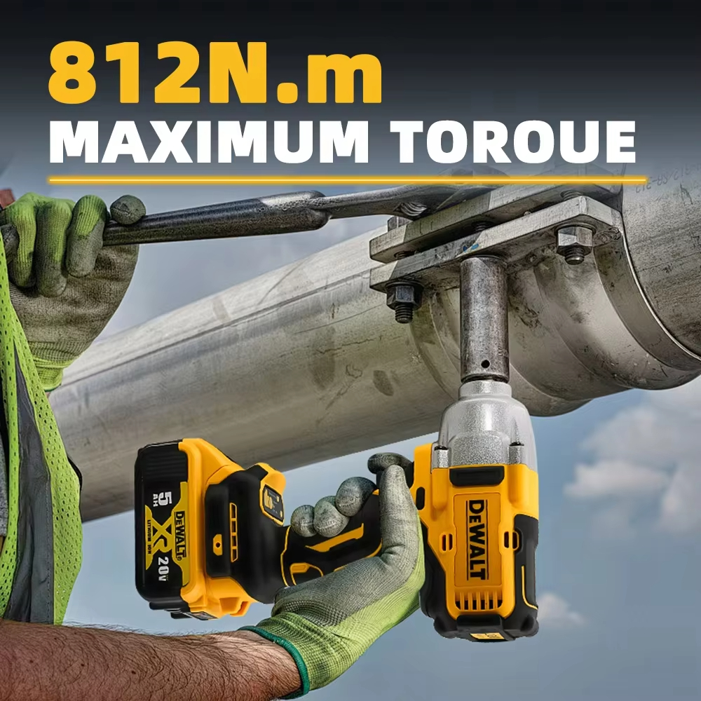 Dewalt dcf892 chave de impacto elétrica sem fio sem escova 1/2 "compatto ajuste de três velocidades canhão pneumático remoção de pneus
