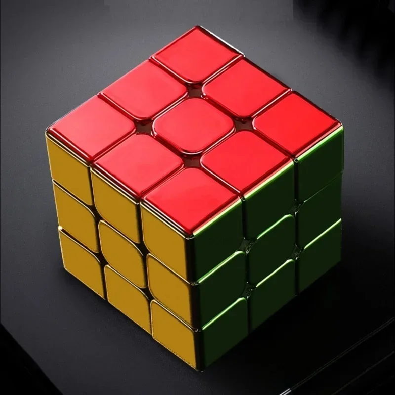 [ECube] SengSo Electroplating 3x3 Magnetic Golden Cubo Magic Cube Puzzle Speed Cube M3 3x3x3 Magico Cubo Кубик Рубика Cibo Toy