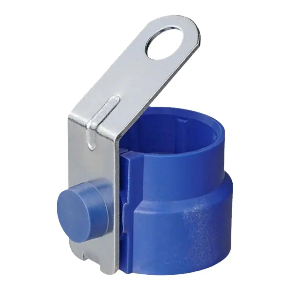 Soporte de enchufe de remolque de cubierta redonda, accesorio de ABS, soporte fijo, Conector de remolque para enchufes de remolque de 7 /13 pines