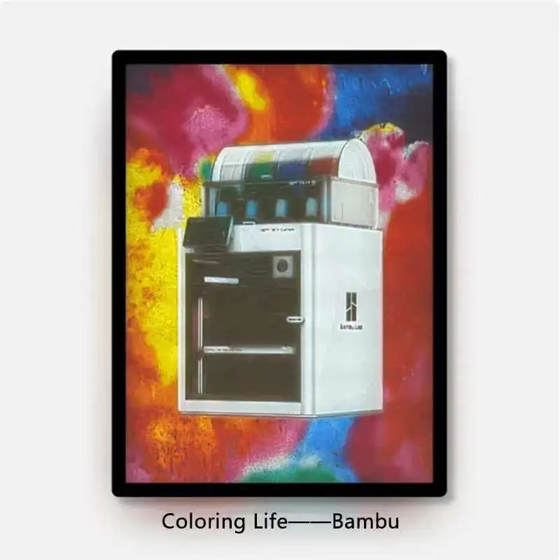 Per Bambu lab CMYK Kit scheda retroilluminazione a LED Kit scheda retroilluminazione a LED al litio Kit cavo dimmerabile