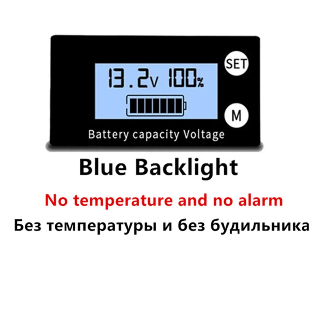 6133A DC 8V-100V Batteriekapazitätsanzeige Blei-Säure-Lithium LiFePO4 Auto Motorrad Voltmeter Spannungsmesser 12V 24V 48V 72V