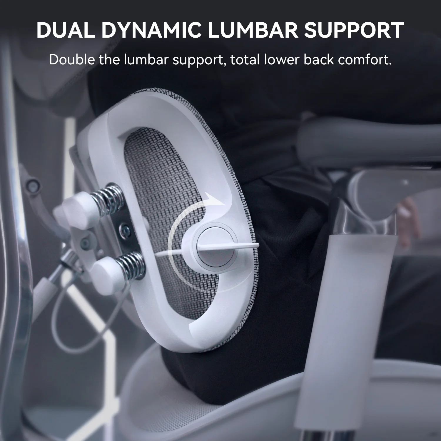 SIHOO Doro S300 Ergonomic Office Chair Computer Chair with Dual Lumbar Support 6D Armrests Adjustable Rolling Mesh Gaming Chair