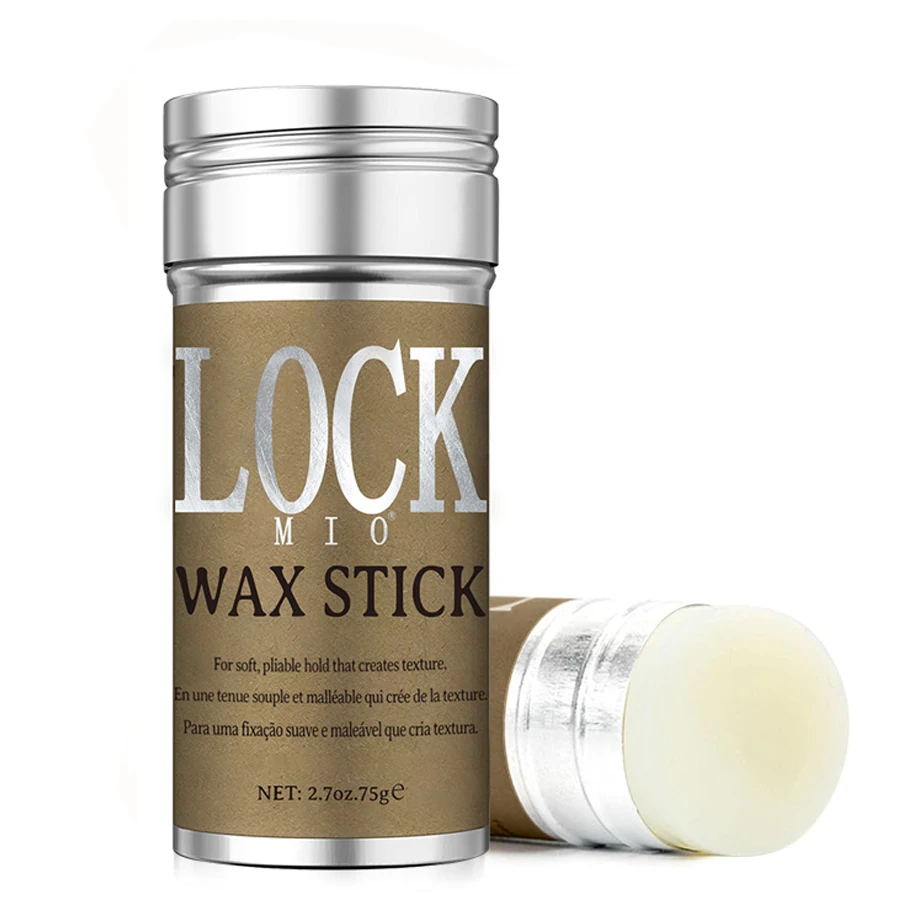 LOCKMIO Haar Wax Stick voor Vrouwen en Kinderen Langdurige Hold Pommade Controle Gebroken Kroezen Flyaway Styling Wax voor Natuurlijke Pruiken