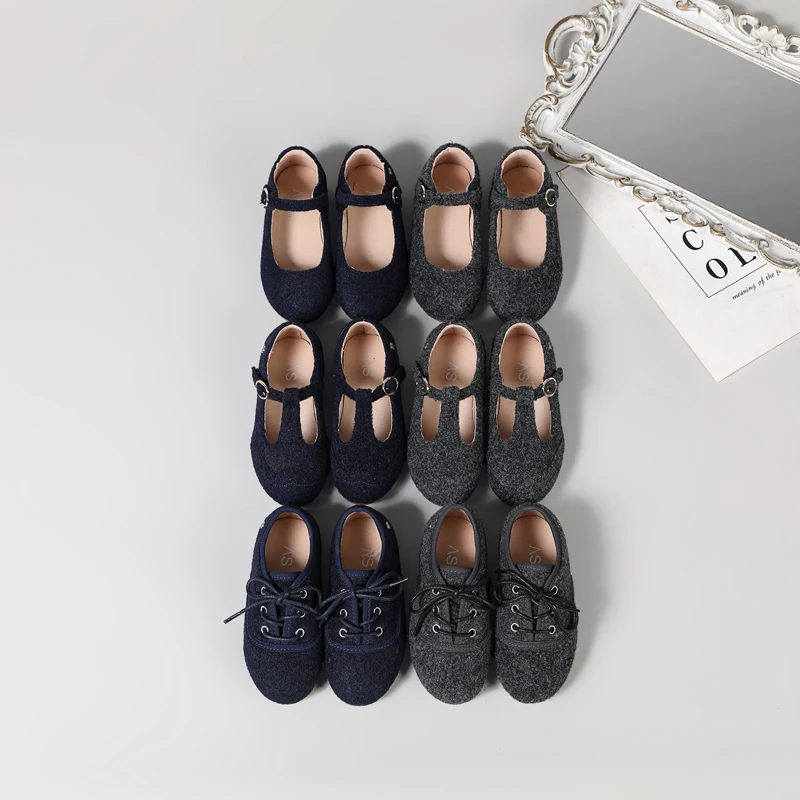 Buty dziecięce AS, buty dla dzieci, szare buty dla dziewczynek, wsuwane baleriny dla maluchów, modne oksfordki dla chłopców, platformy księżniczki, buty Mary Jane na przyjęcie