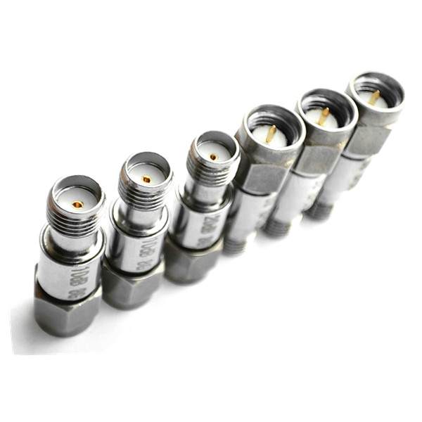 Atenuador sma de 2w, 6db, 10db, 15db, 20db, 30db, 40db, 50db, 60db, 1db, 2db, 3db, 5db, DC-8GHz, atenuador fixo coaxial rf de alta frequência