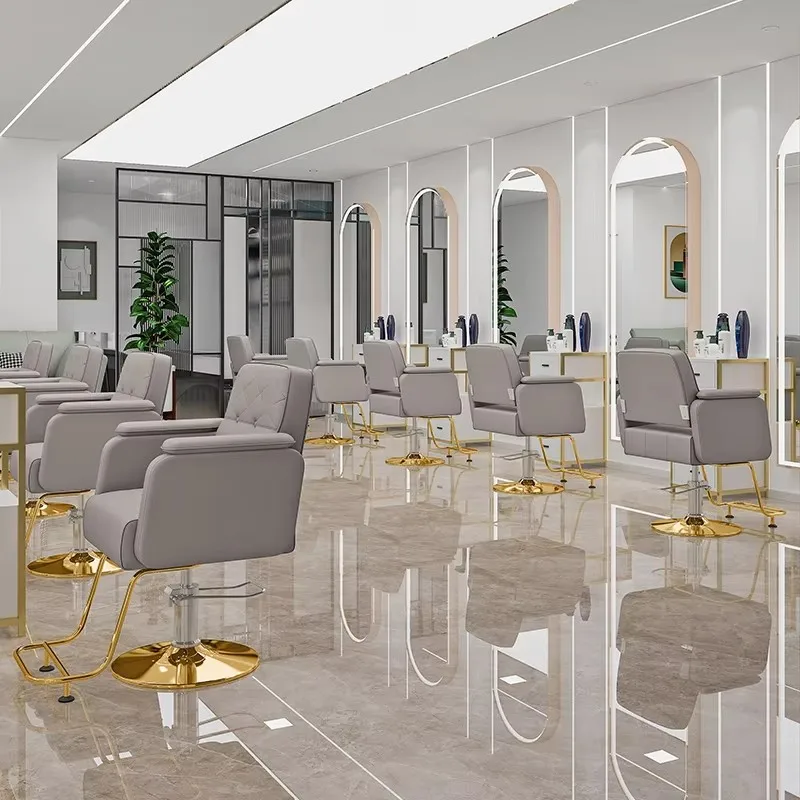 หรูหราโมเดิร์นตัดผมเก้าอี้อินเทรนด์ Modern Esthetics Design ตัดผมเก้าอี้สบาย Nordic Silla Barberia เฟอร์นิเจอร์เชิงพาณิชย์