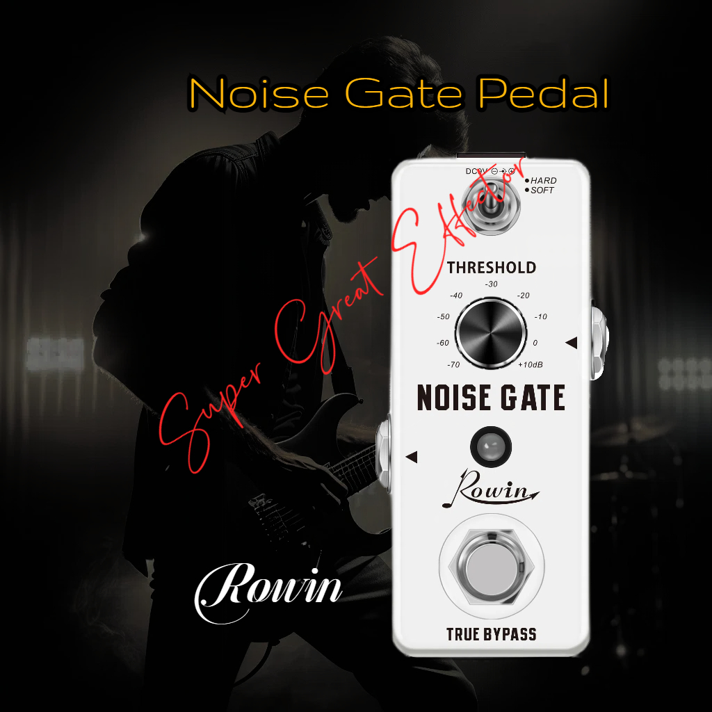 Rowin Noise Gate Pedal Guitar Effects Low Noise Pedal Power Supply Booster Flanger Phaser Buffer Effector Equalizer For Bass