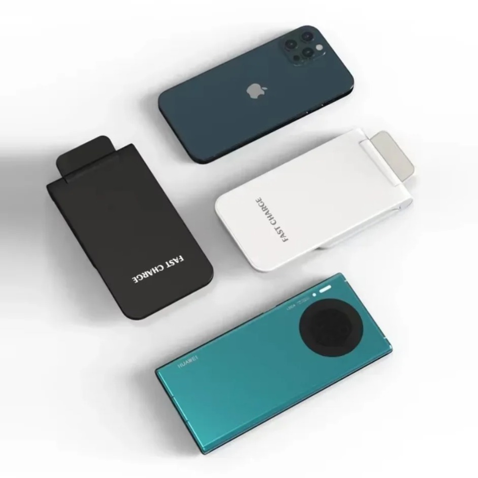 접이식 고속 무선 충전 스테이션 데스크탑 스탠드 (아이폰 11, 12, 13, 14, 15, 16, X, Pro, Max, 삼성 S24, S23, S22, 샤오미 호환)
