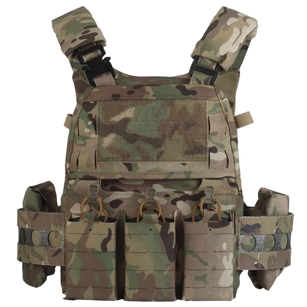 Chaleco táctico Ferro Plate Carrier V5 FCPC Militar caza Airsoft chaleco cuerpo armadura portátil MOLLE sistemas Triple revista bolsa
