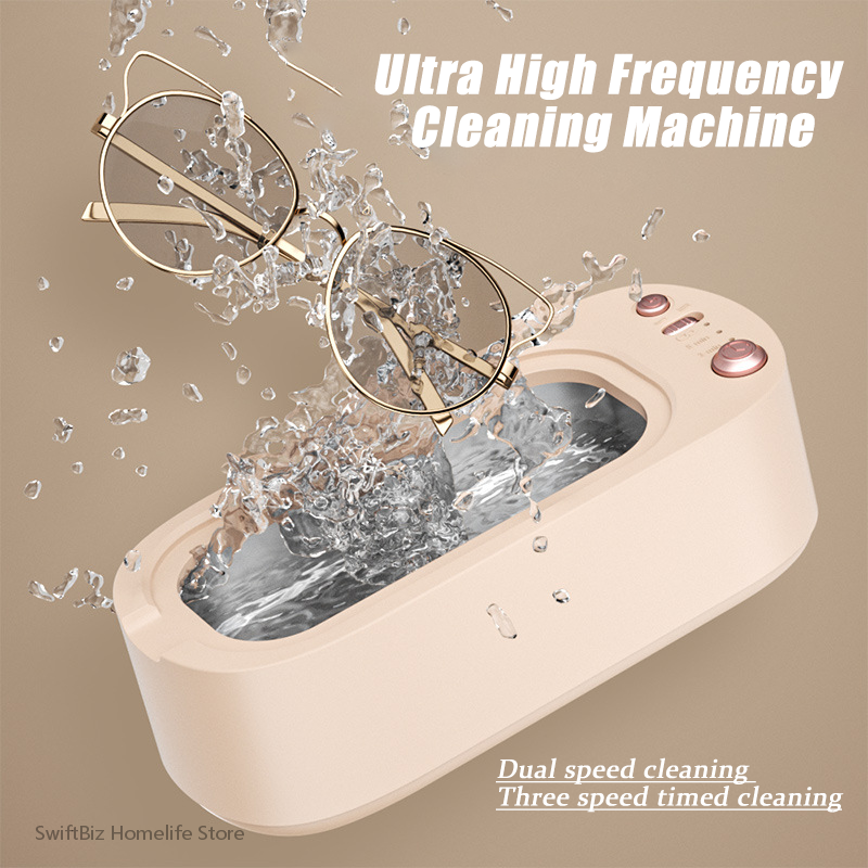 Xiaomi Mijia เครื่องทำความสะอาดอัลตราโซนิก550มล. เครื่องทำความสะอาดในครัวเรือนแบบพกพาเครื่องทำความสะอาดเครื่องประดับแหวนแก้วแปรงแต่งหน้า