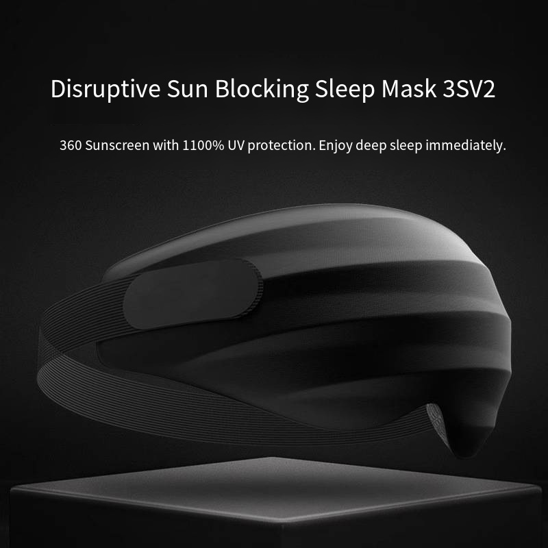 Maschera per gli occhi Sonno 3D Stereoscopico Aiuto per il sonno per uomini Donne Adulti Portatile per dormire Blocca la maschera per gli occhi leggera da viaggio