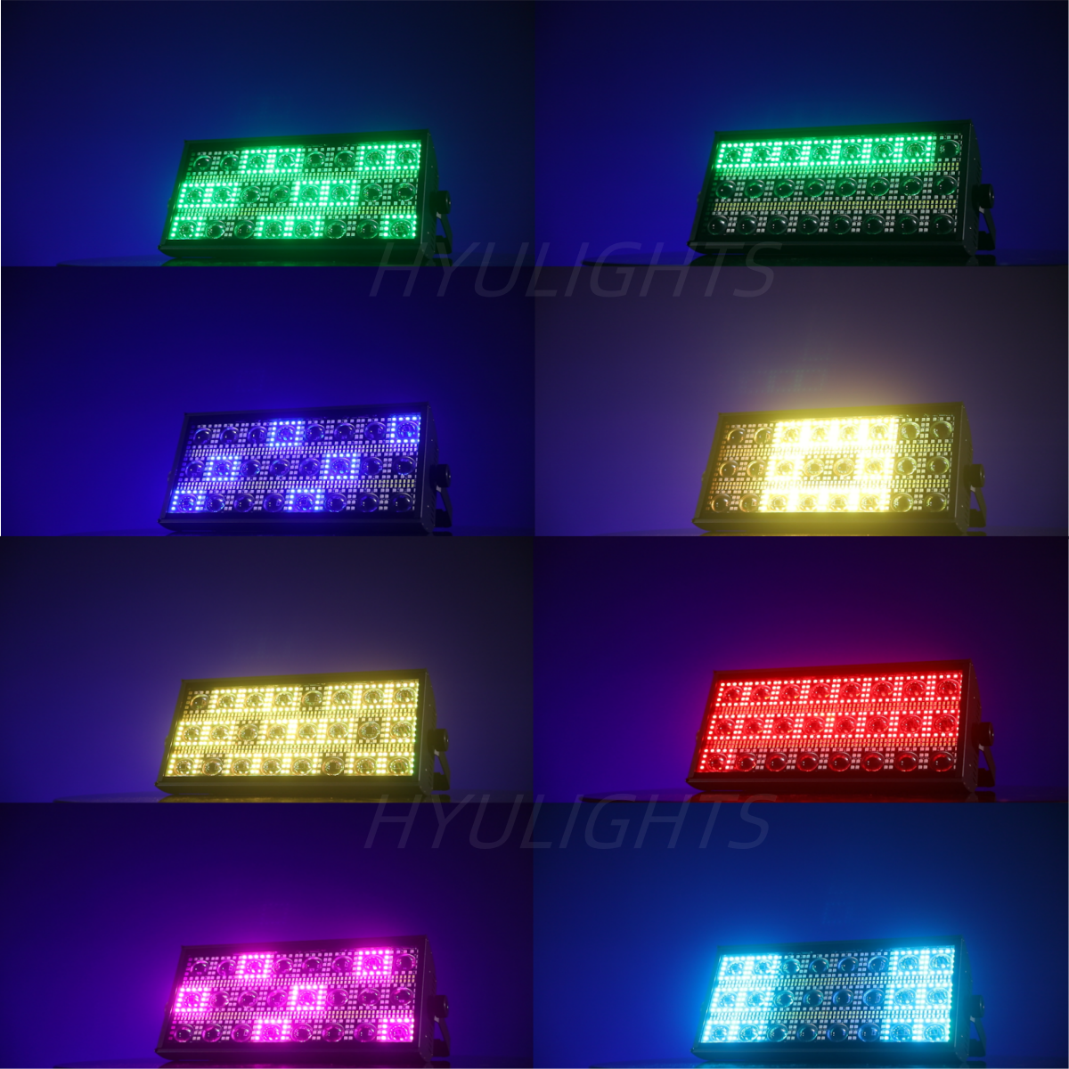 300 W Strahl und Strobe RGBW 4in1 48 Partition LED-Blitzlicht 24 Stück 8000 K DMX Superhelle DJ-Waschbar Bühnenbeleuchtungseffekte