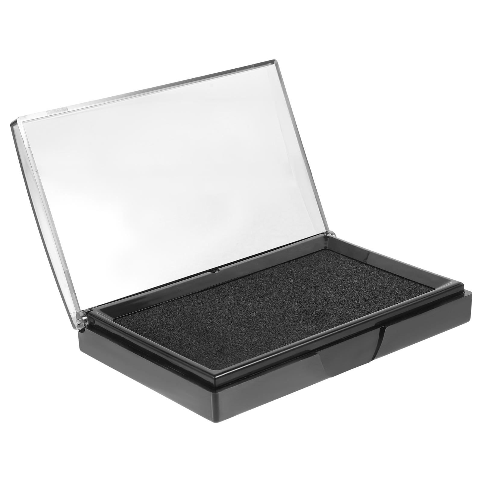 Großes, schnell trocknendes Stempelkissen, Finanz-Stempelkissen, Kunststoff, Kalligraphie-Versorgung, Retro-Stil, Büro, Geschenk, leichte Aufbewahrung