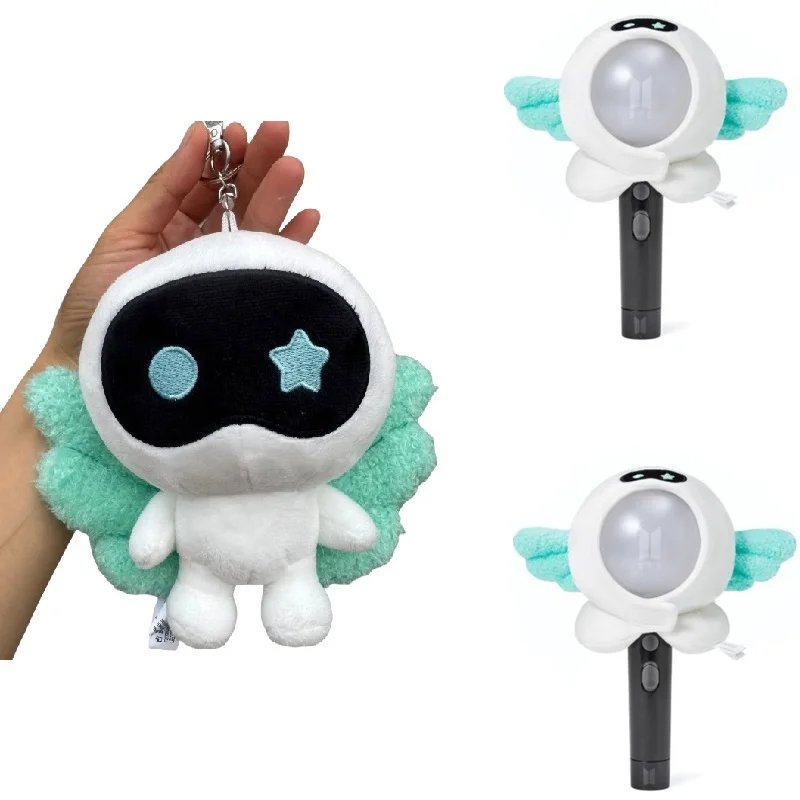 Корея Wootteo плюшевая игрушка Kawaii мягкая кукла для рюкзака кулон волна новый JIN дизайн крылья астронавта брелок для фанатов поддержка подарок