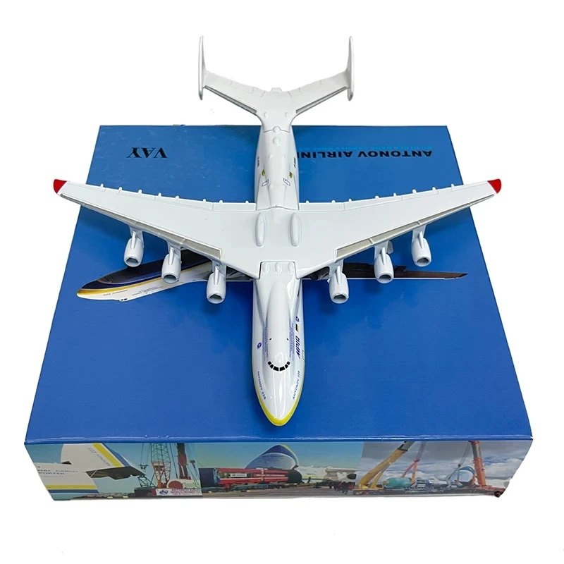 20 cm Ucraina Antonov AN225 Mriya Modello in metallo Aereo in scala 1:400 Aereo in miniatura per le collezioni