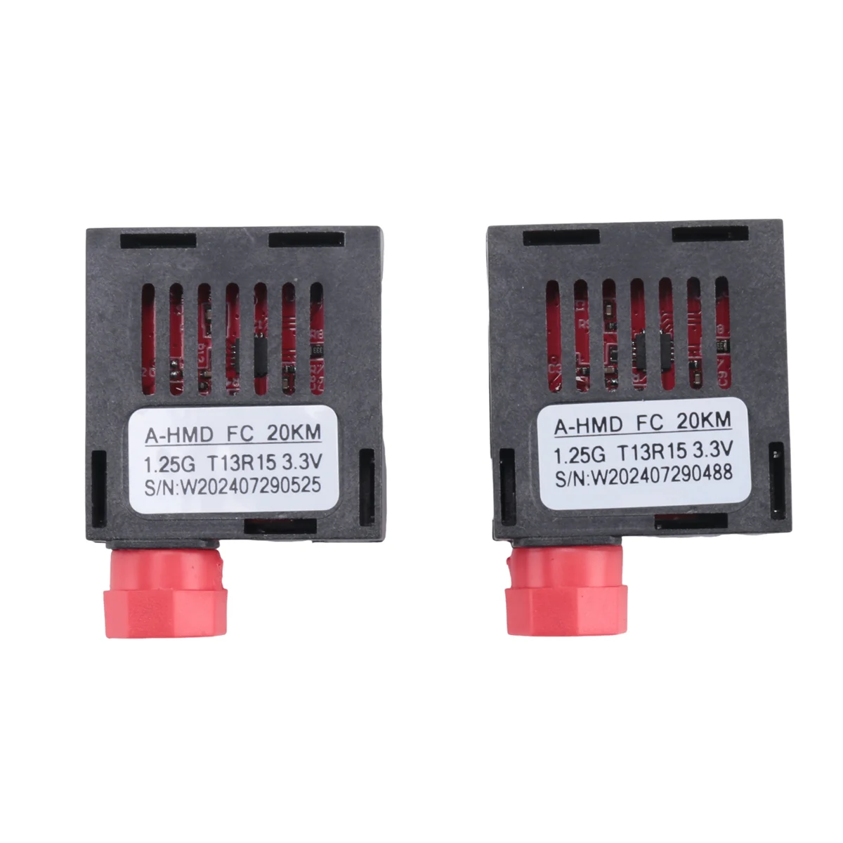 BABQ 1.25G Transceiver optyczny BIDI 1x9 z pojedynczym włóknem 20KM 1310/1550nm 3.3V FC 1250M 1X9 Transceiver optyczny BiDI