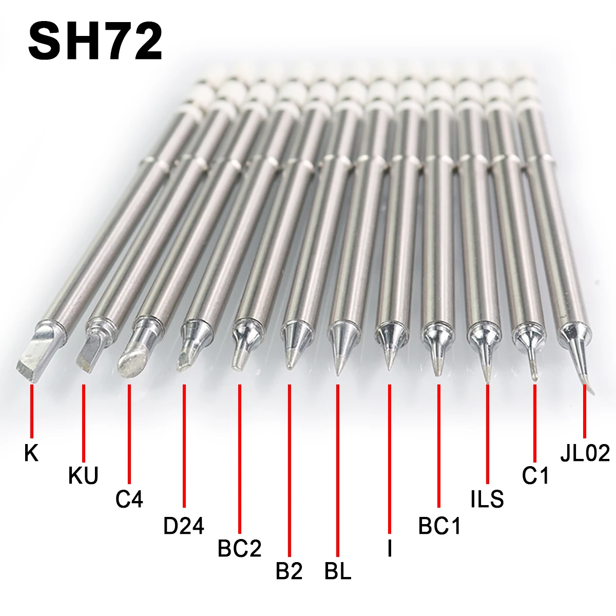 SH72 Hàn Đầu Thay Thế Máy Hàn Đầu SH-BC2 B2 C4 D24 K Tôi ILS JL02 KU Cho SH72 Hàn ga Không T12 Đầu