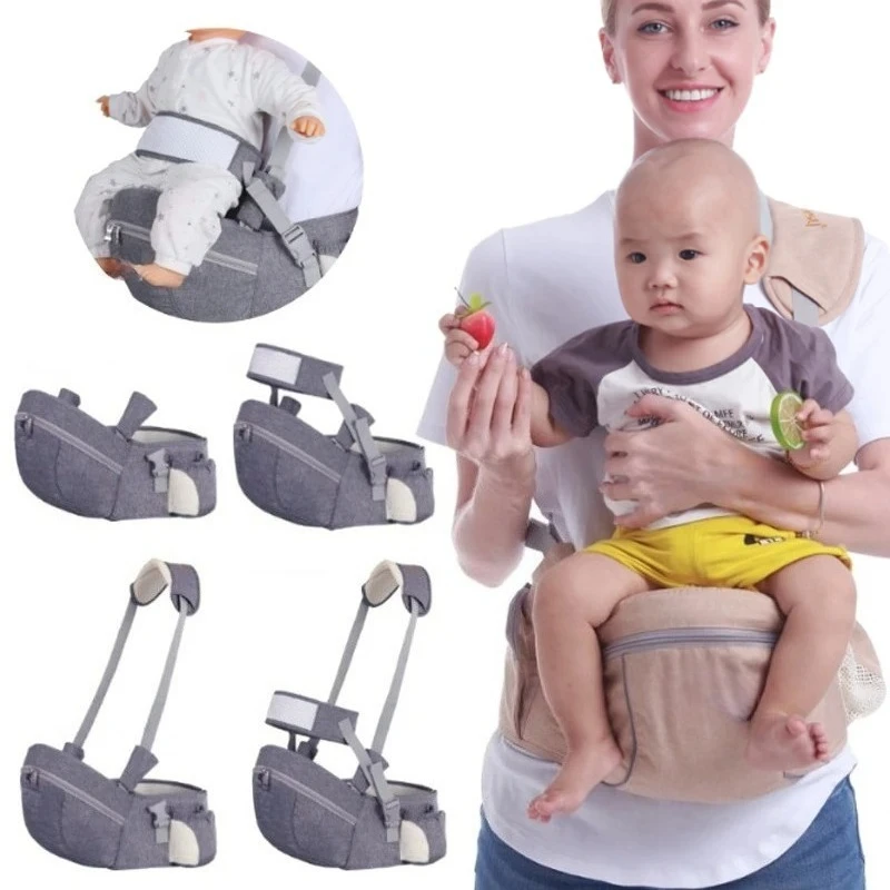 Portador de bebê ergonômico portátil infantil criança hip assento cintura fezes estilingue frente enfrentando canguru envoltório do bebê portador para engrenagem do bebê