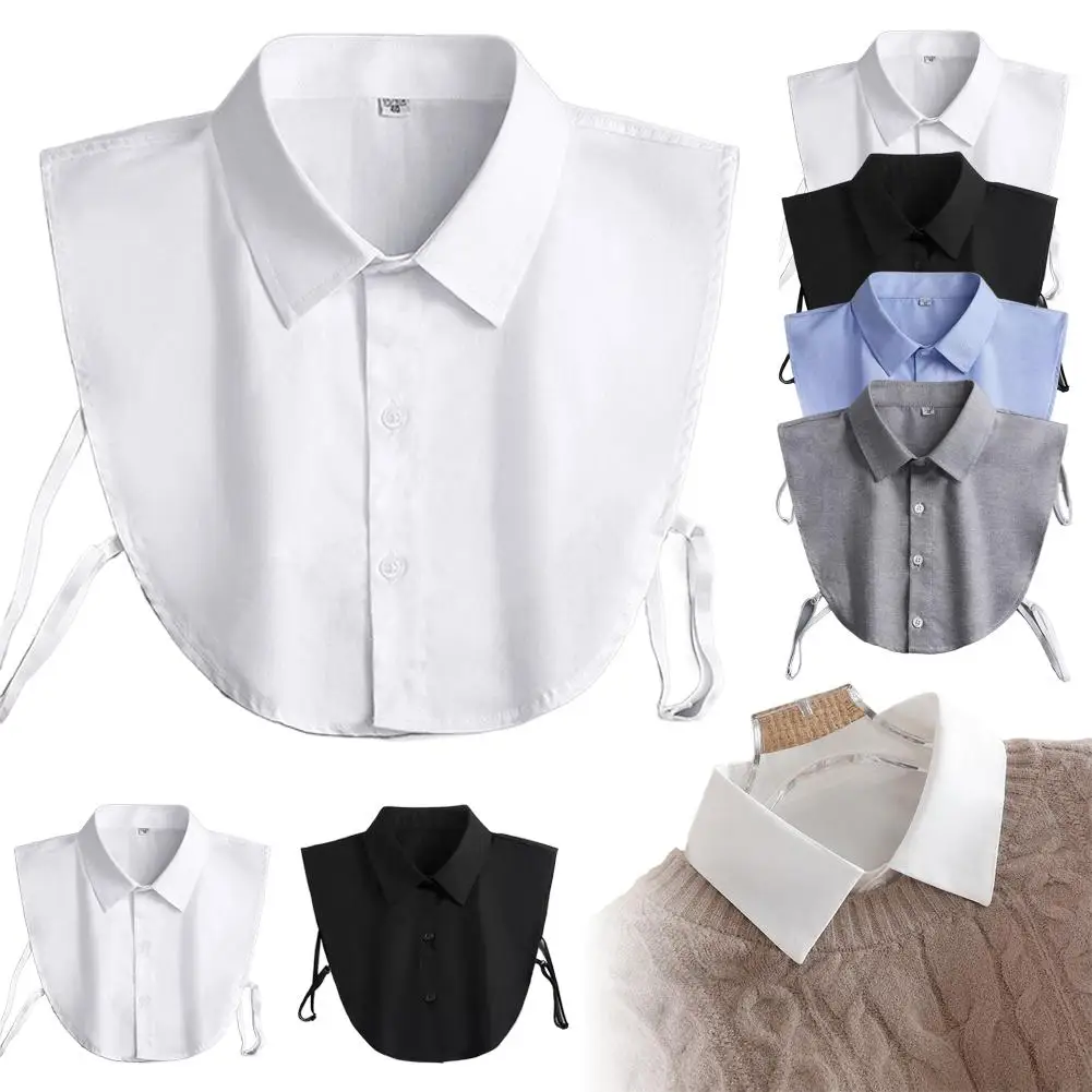 Universal Fake Collar for Men Women Professional Formal Wear High Quality Fabric All Season Comfort Easy Match Business Office
