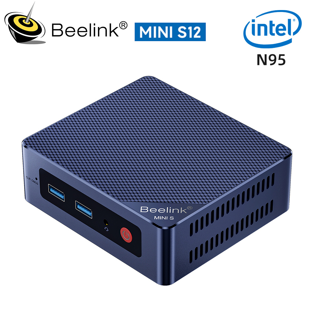 Beelink MINI S12 Мини-ПК 12-го поколения Intel Alder Lake N95 8 ГБ DDR4 256 ГБ SSD Wifi5 Dual 1000M LAN Win 11 Настольный мини-компьютер