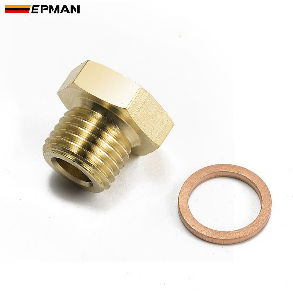 EPMAN 1/8" NPT auf M14x1,5 oder M16x1,5 männlich Druck Temperaturanzeige Sender Adapter M14 2267 EPCGQ204/EPCGQ211