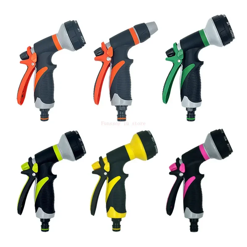 สเปรย์รดน้ําสนามหญ้า Multi-Function ล้างรถแรงดันสูงทนทานมือถือเครื่องมือท่อหัวฉีดสวน - AliExpress 15