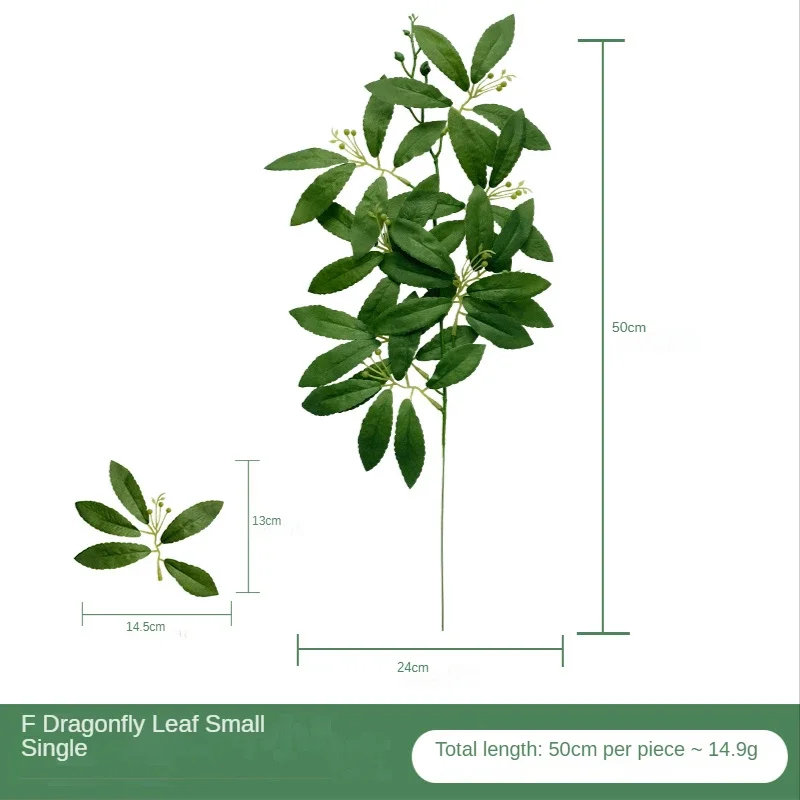 Nhân Tạo Lá Liễu Nhân Tạo Lá, Cắm Hoa, GreenPlant Lá, Trang Trí Đơn Mô Phỏng Lá Liễu