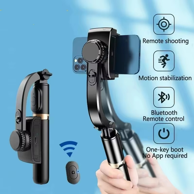 Hand-held Remote Control Anti-shake Selfie Stick Live Stabilizer Mobile Phone Bracket Selfie Tripod Intelligent  Handheld Tripod