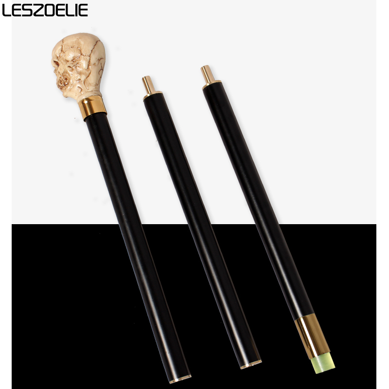 97 ซม.Skull HEAD Stick ผู้ชายเรซิ่นจับเยอรมัน Beech ไม้ที่ถอดออกได้เดิน Sticks ผู้หญิงแฟชั่นตกแต่ง Canes